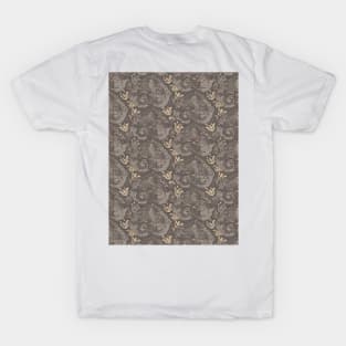 Damask linocut print T-Shirt